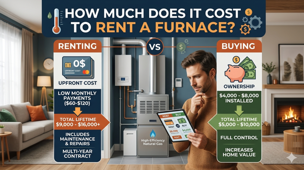 cost to rent a furnace