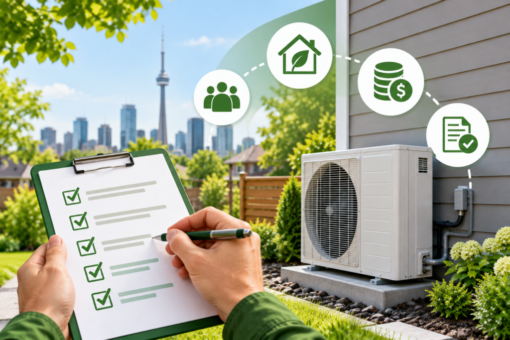 Heat Pump Rebate Eligibility Checklist for Toronto Homeowners