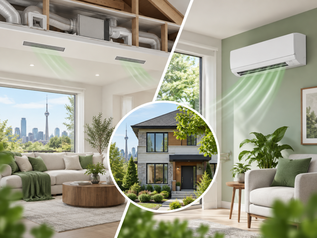 Is a Toronto Home Better Suited to SpacePak or Ductless - For Saving